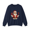 Festive Santa Crewneck Sweatshirt, Holiday Apparel, Christmas Gift, Cozy Winter Wear, Unisex Sweatshirt, Fun Holiday Style