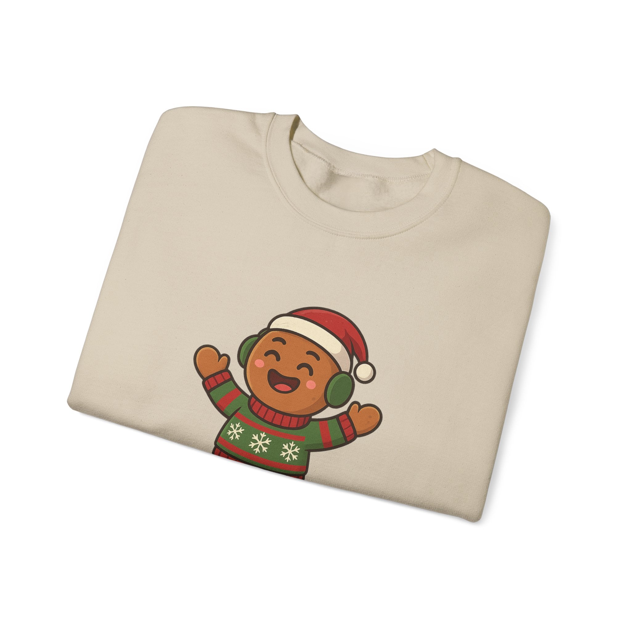 Festive Unisex Crewneck Sweatshirt - Let's Get Bakin' Holiday Style, Cozy Christmas Gift, Family Gathering Apparel, Baking Enthusiast, [...]