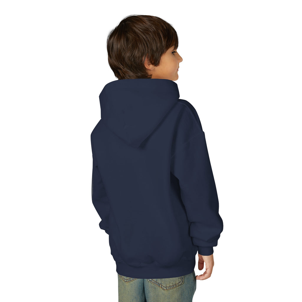 Youth Christmas Hoodie with Santa Graphic, Cozy Holiday Apparel, Perfect Gift for Kids, Winter Wear, Fun Seasonal Sweatshirt