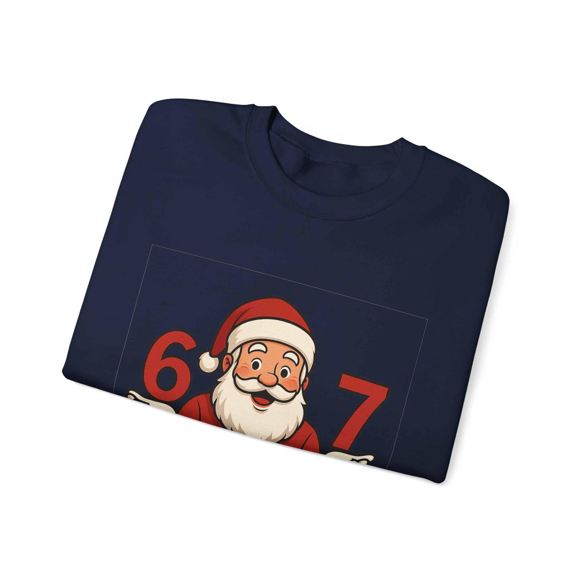 Festive Santa Crewneck Sweatshirt, Holiday Apparel, Christmas Gift, Cozy Winter Wear, Unisex Sweatshirt, Fun Holiday Style