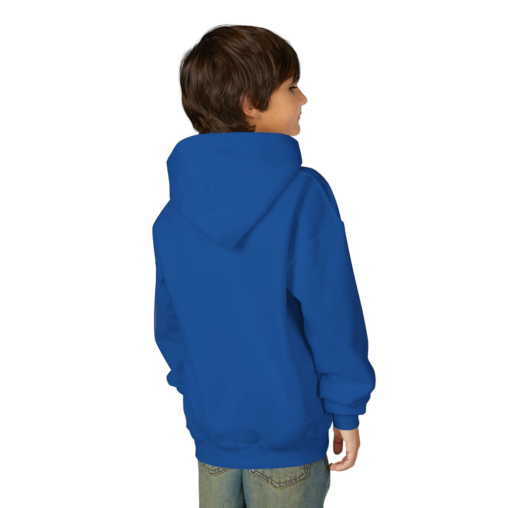 Youth Christmas Hoodie with Santa Graphic, Cozy Holiday Apparel, Perfect Gift for Kids, Winter Wear, Fun Seasonal Sweatshirt