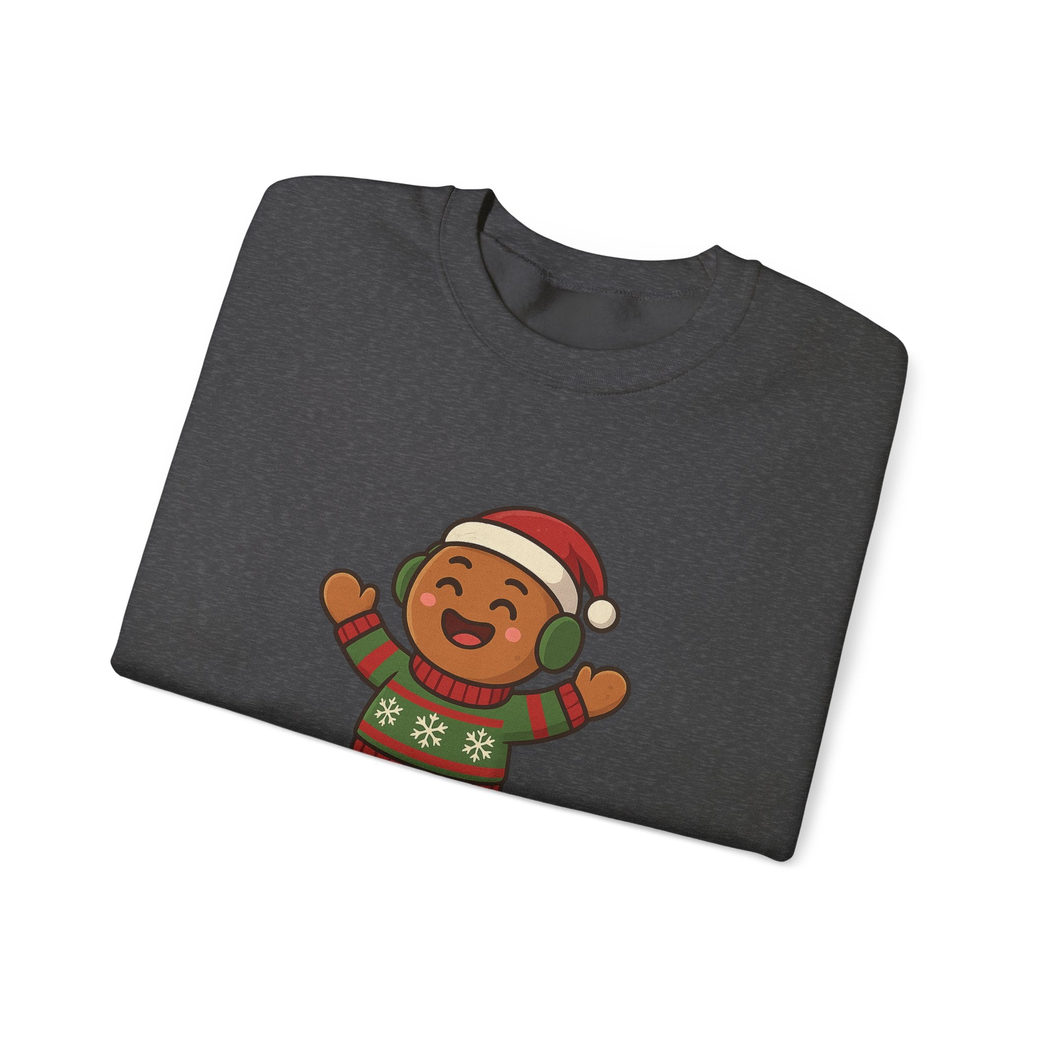 Festive Unisex Crewneck Sweatshirt - Let's Get Bakin' Holiday Style, Cozy Christmas Gift, Family Gathering Apparel, Baking Enthusiast, [...]