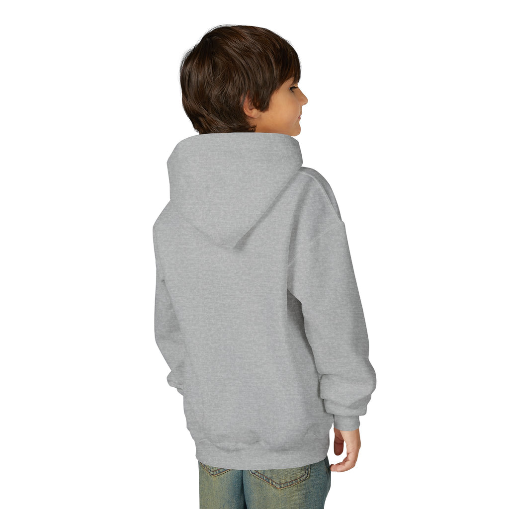 Youth Christmas Hoodie with Santa Graphic, Cozy Holiday Apparel, Perfect Gift for Kids, Winter Wear, Fun Seasonal Sweatshirt