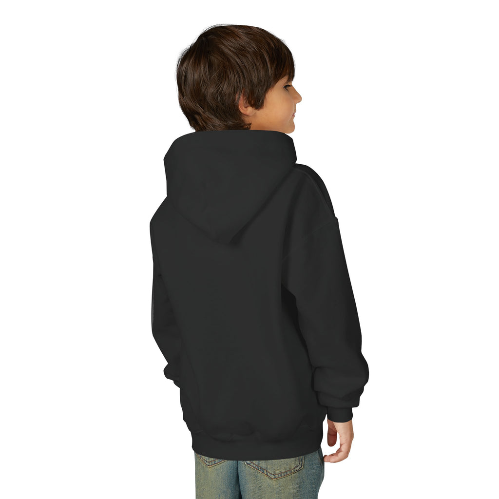 Youth Christmas Hoodie with Santa Graphic, Cozy Holiday Apparel, Perfect Gift for Kids, Winter Wear, Fun Seasonal Sweatshirt