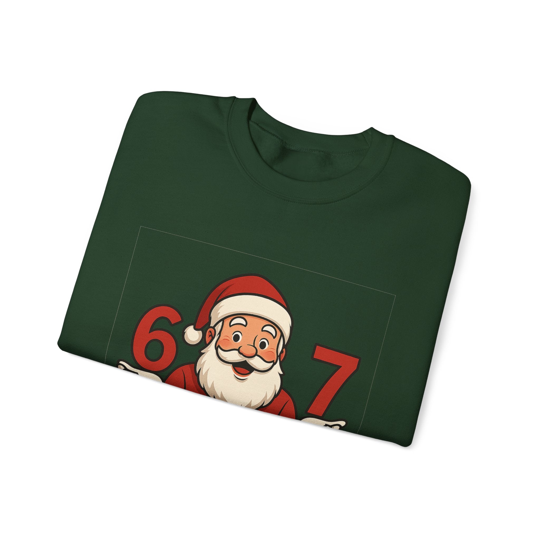 Festive Santa Crewneck Sweatshirt, Holiday Apparel, Christmas Gift, Cozy Winter Wear, Unisex Sweatshirt, Fun Holiday Style