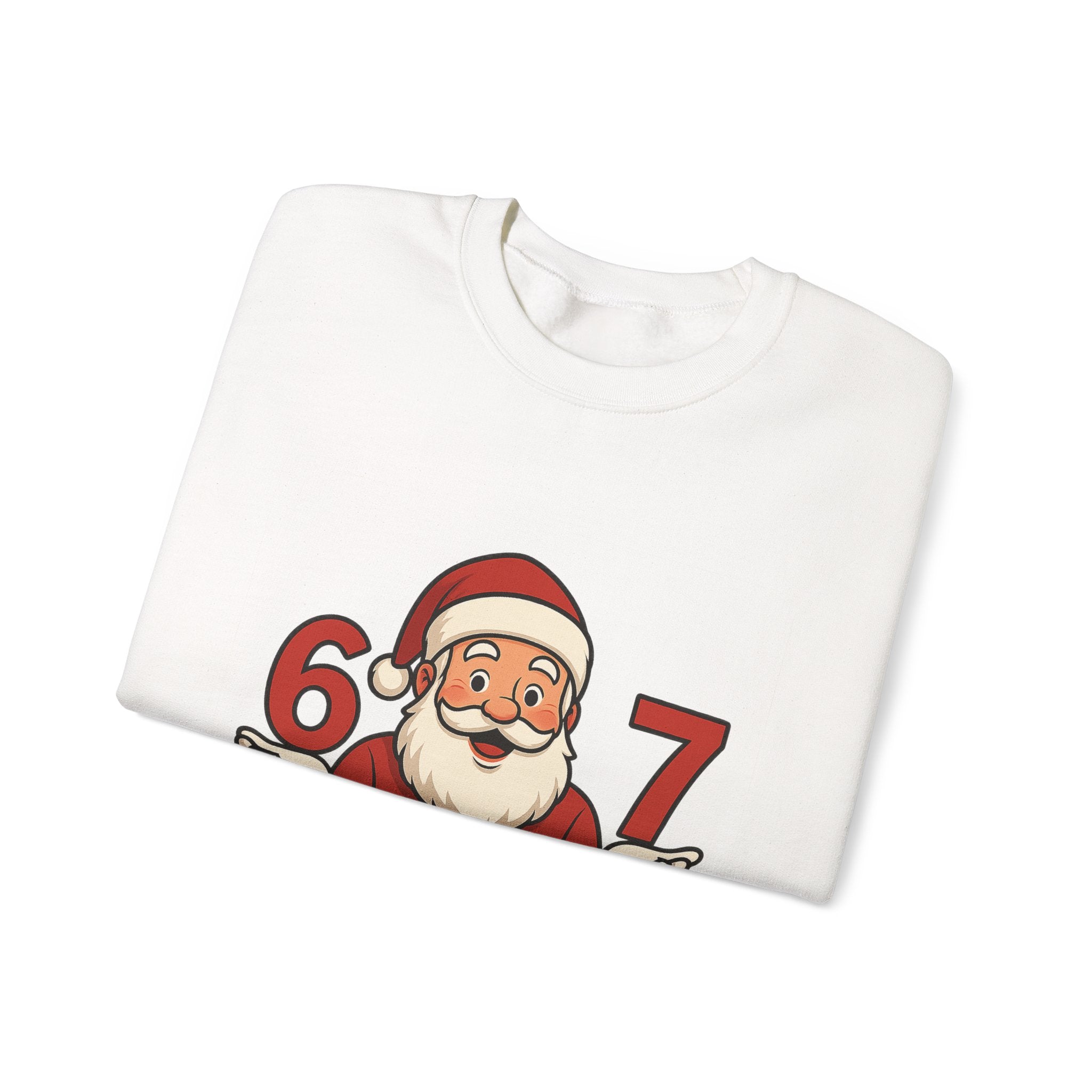 Festive Santa Crewneck Sweatshirt, Holiday Apparel, Christmas Gift, Cozy Winter Wear, Unisex Sweatshirt, Fun Holiday Style