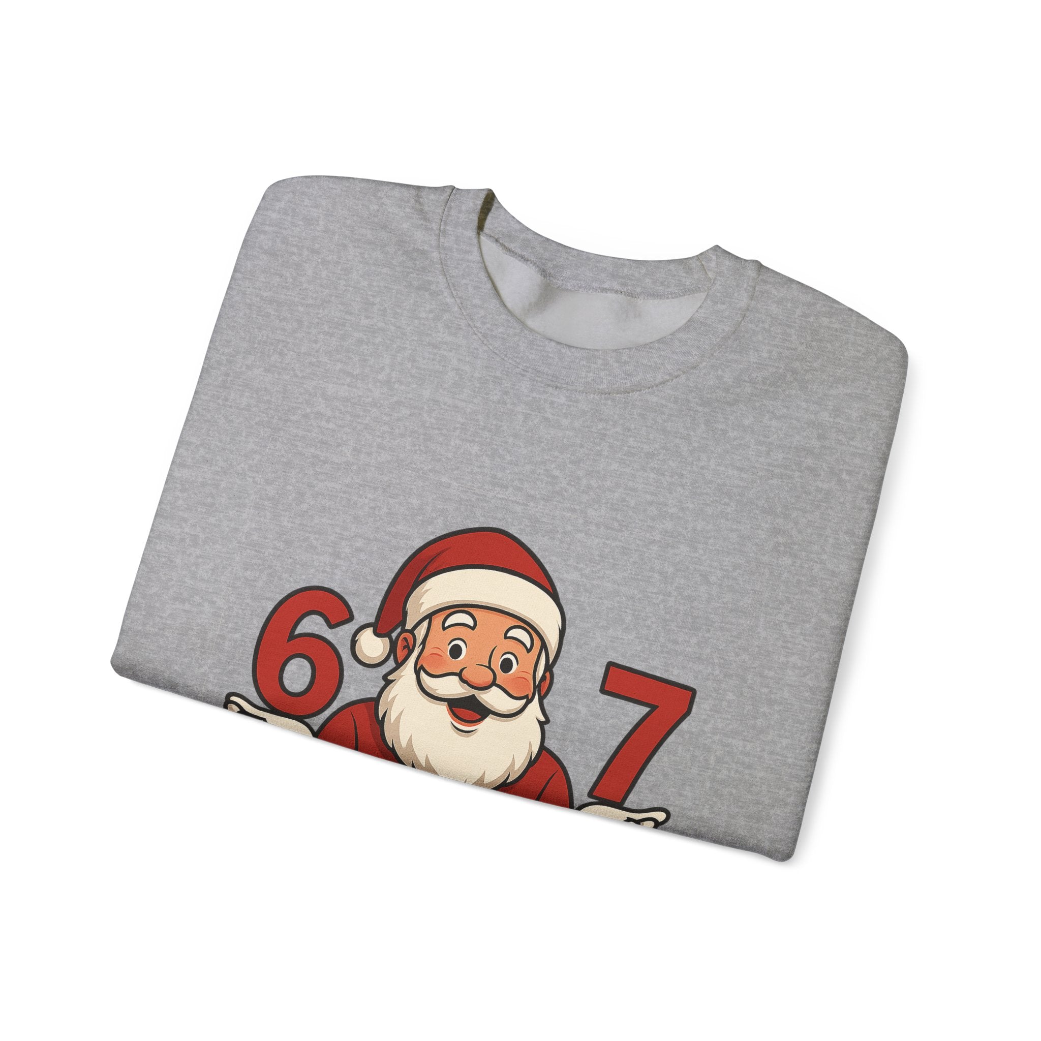 Festive Santa Crewneck Sweatshirt, Holiday Apparel, Christmas Gift, Cozy Winter Wear, Unisex Sweatshirt, Fun Holiday Style
